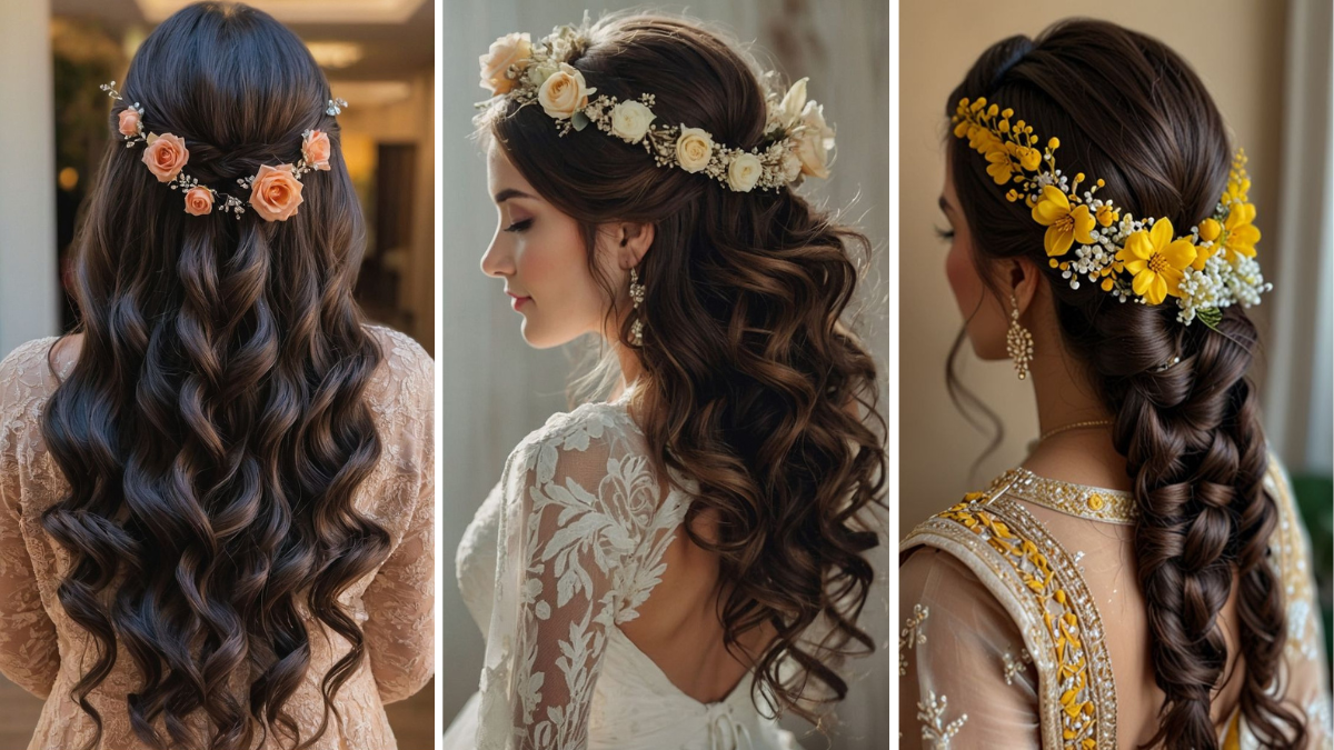 Traditional Hairstyle Girl for Wedding