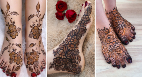 Mehndi Design Leg