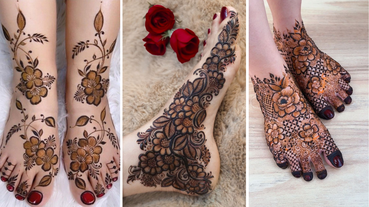 Mehndi Design Leg