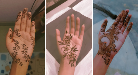 Front Simple Mehndi
