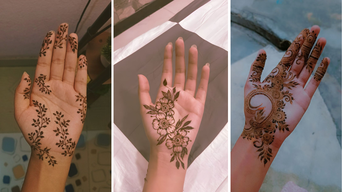 Front Simple Mehndi
