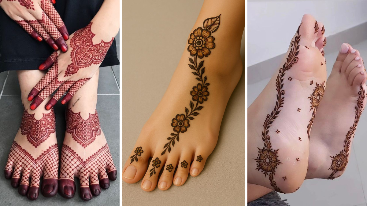 Foot Mehndi Design