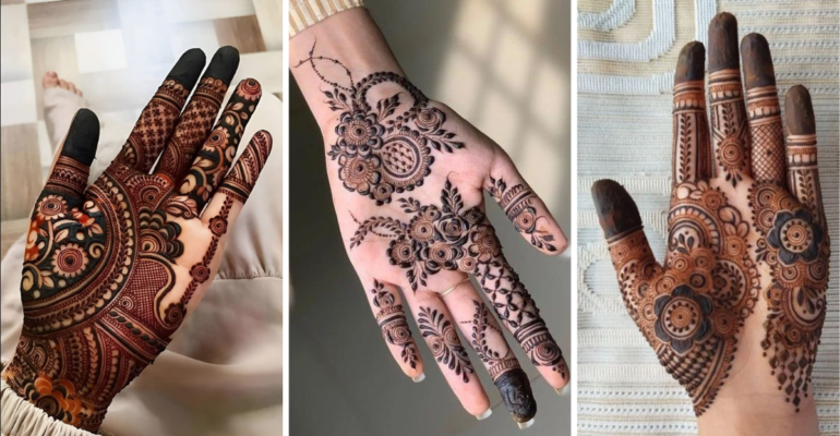 Front Hand Mehndi Design Easy