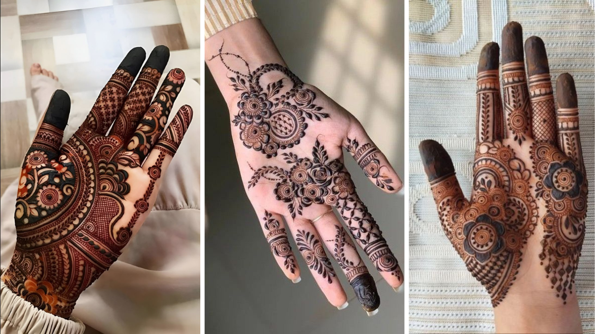 Front Hand Mehndi Design Easy