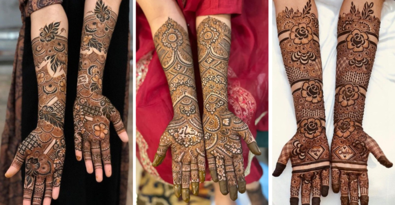 Full Hand Mehndi Design New