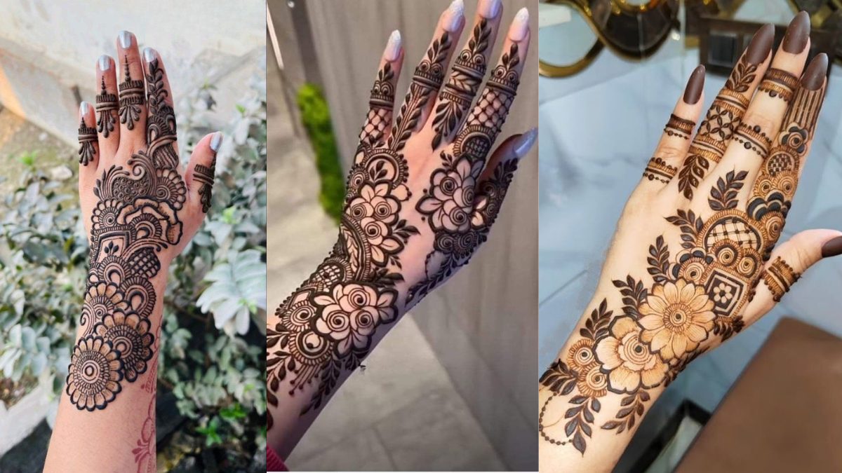 Stylish Back Hand Mehndi
