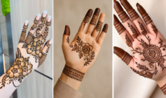 Stylish Khafif Mehndi Design