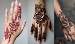 Arabic Rose Mehndi Design