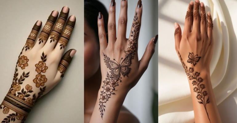 Royal Finger Mehndi Design