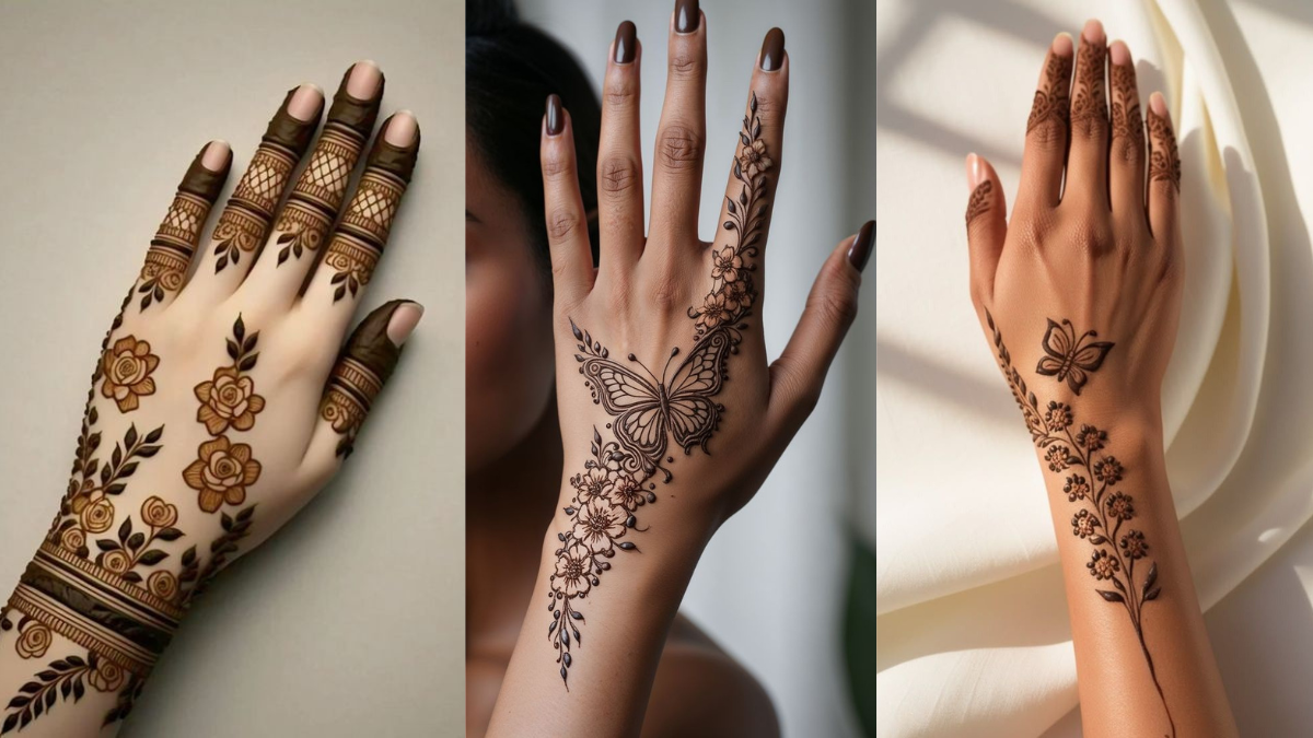 Royal Finger Mehndi Design