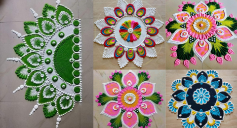 Modern Unique Rangoli Designs