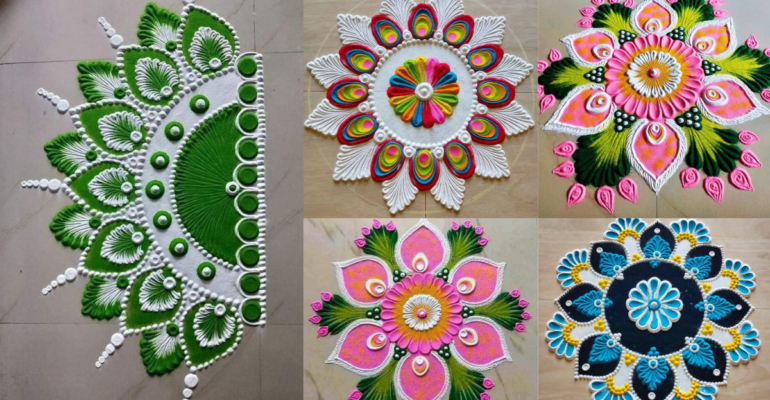 Modern Unique Rangoli Designs