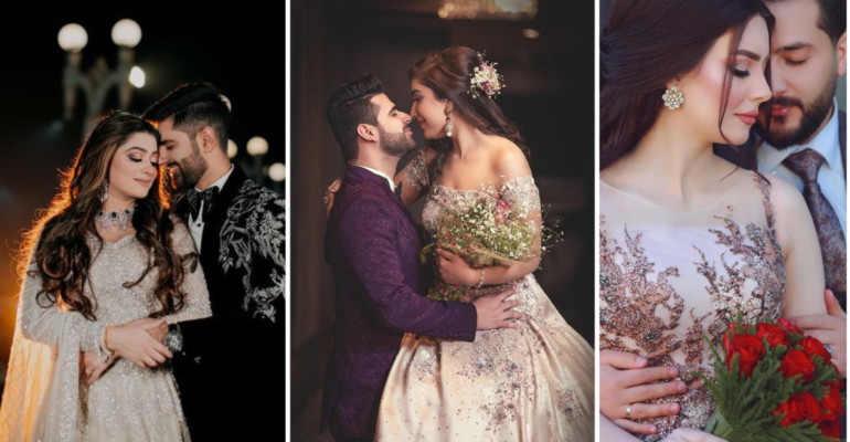 Romantic Wedding Couple Poses