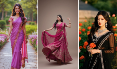 Saree Poses