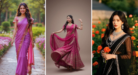 Saree Poses