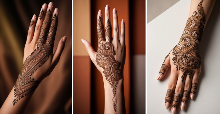 Arabic Back Hand Mehndi