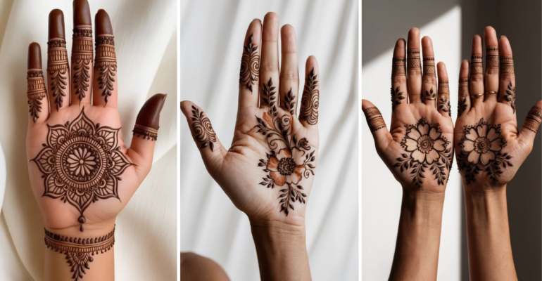 Stylish Front Hand Mehndi