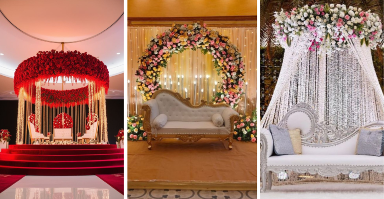 Low Budget Wedding Stage Decoration