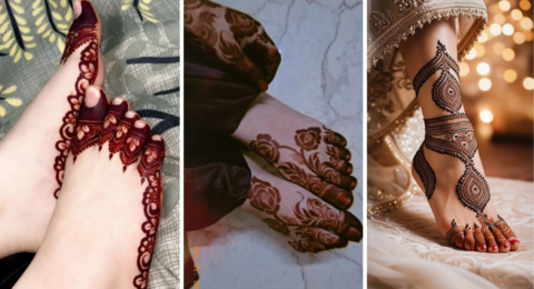 Stylish Foot Mehndi Design