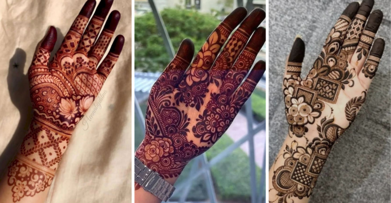 Easy Modern Full Hand Mehndi