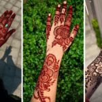 Stylish Back Mehndi Design