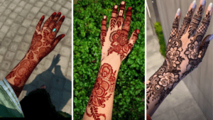 Stylish Back Mehndi Design