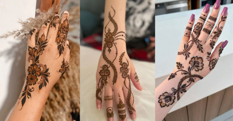 Mehndi Design Front Hand