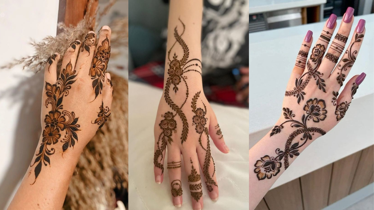 Mehndi Design Front Hand