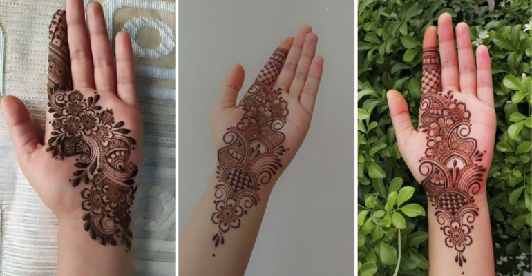 Front Hand Simple Mehndi