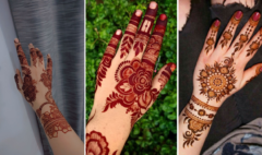 Short Mehndi Design Back Hand
