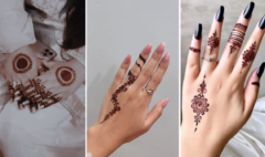 Stylish Finger Mehndi Design