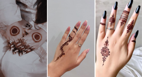 Stylish Finger Mehndi Design