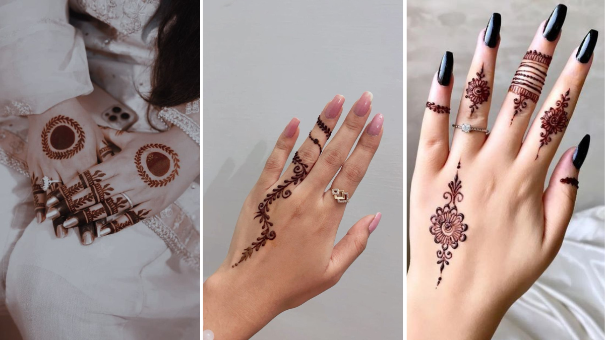 Stylish Finger Mehndi Design
