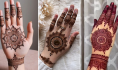Easy Simple Circle Mehndi Design
