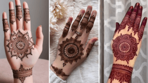 Easy Simple Circle Mehndi Design