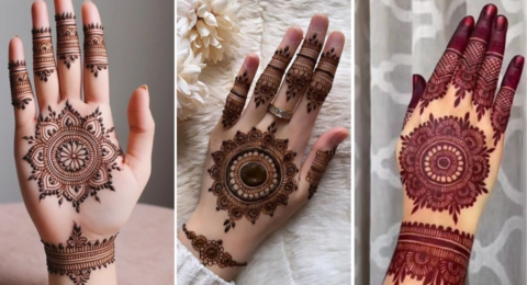 Easy Simple Circle Mehndi Design
