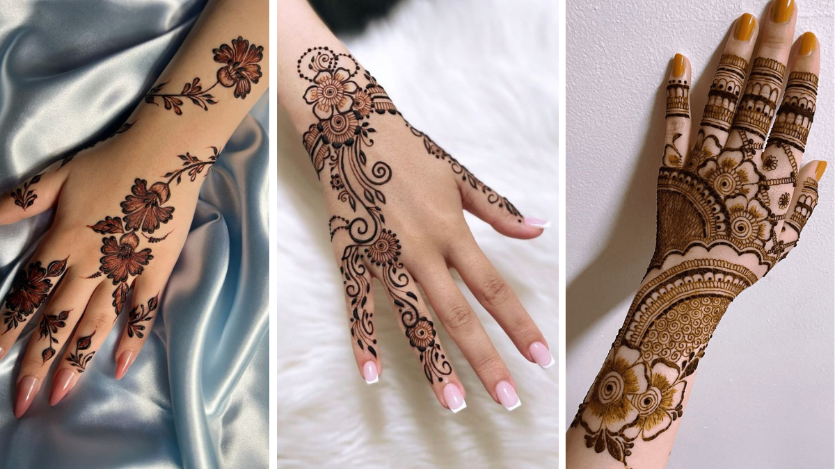 Simple Stylish Back Hand Mehndi