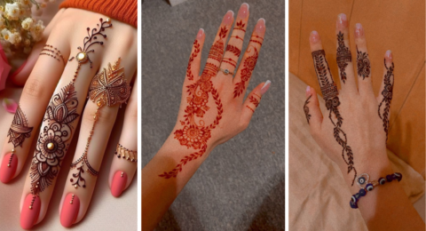 Easy Simple Finger Mehndi Design