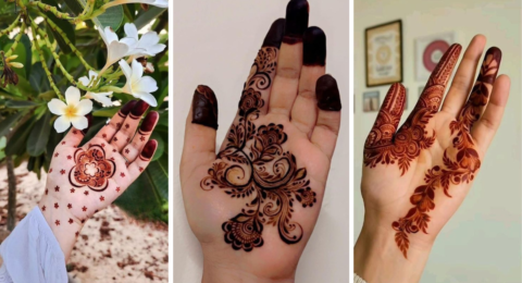 Front Simple Mehndi Design