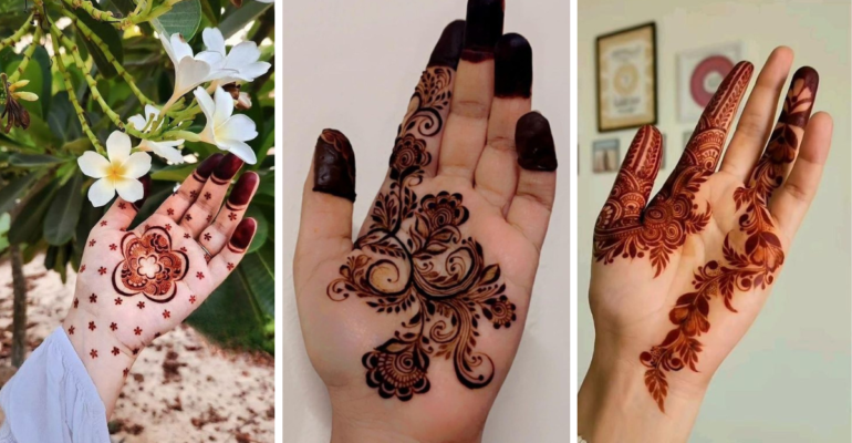 Front Simple Mehndi Design