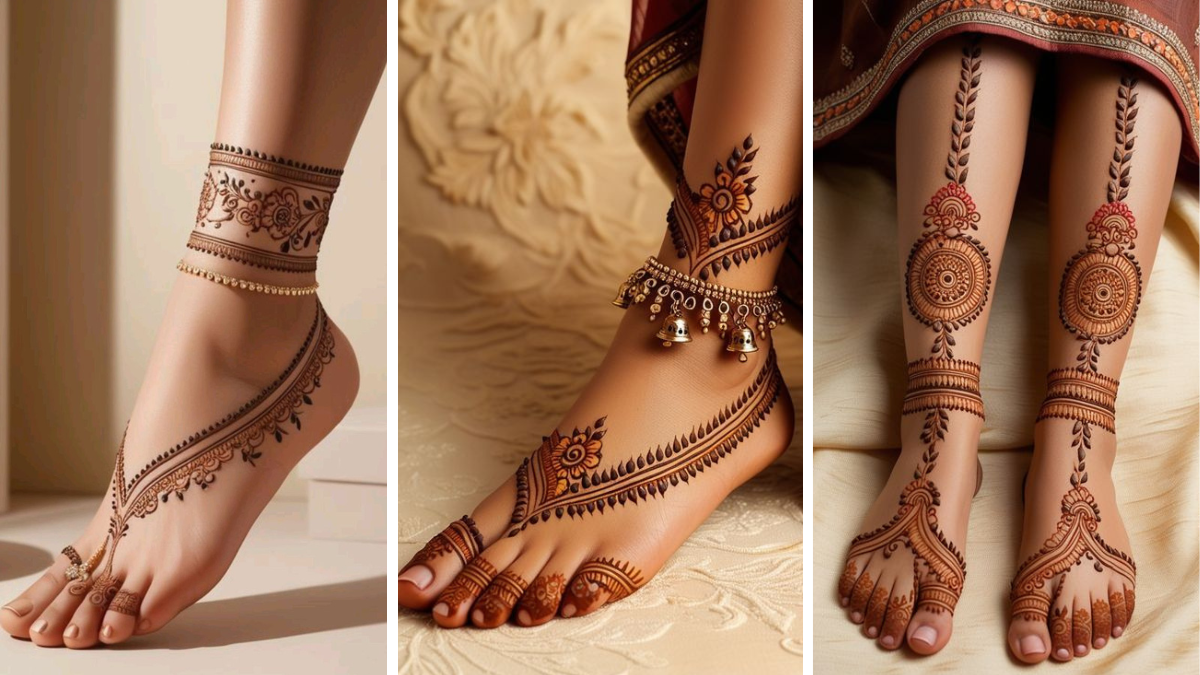 Pakistani Foot Mehndi Design