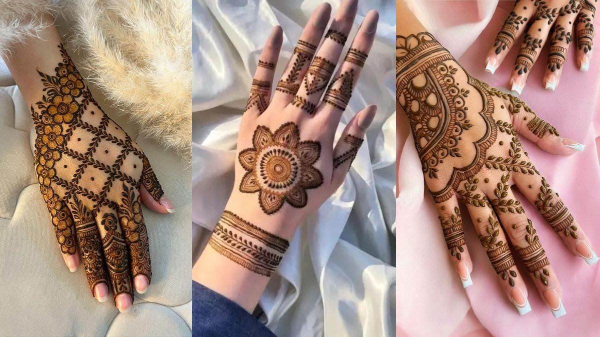 Simple Back Hand Mehndi