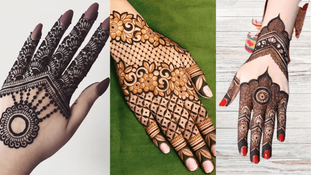 Mehndi Design Back Hand Simple