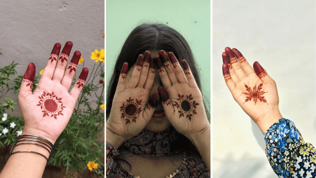 Easy Simple Circle Mehndi Design