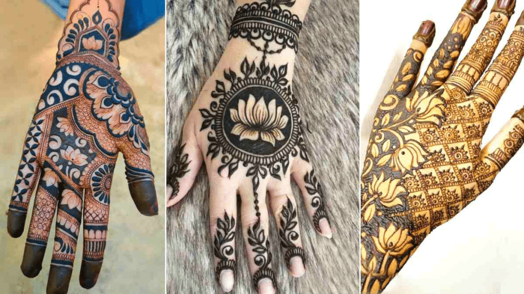 Mehndi Design Front Hand