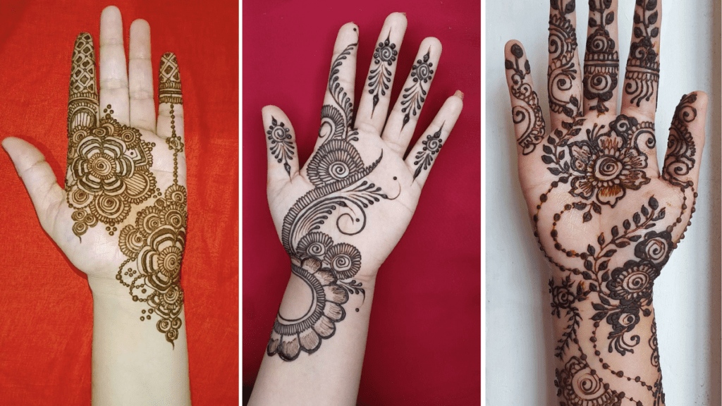 Front Hand Stylish Simple Mehndi