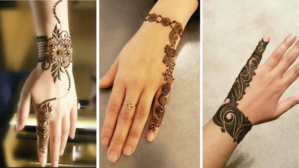 Simple Stylish Back Hand Mehndi