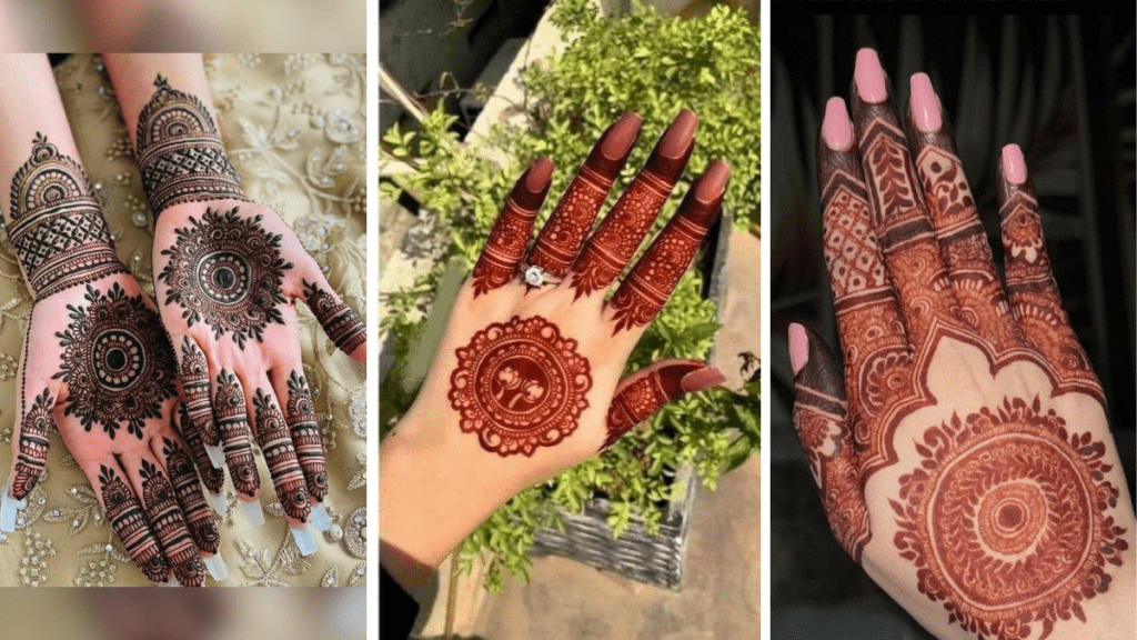 Front Simple Mehndi Design