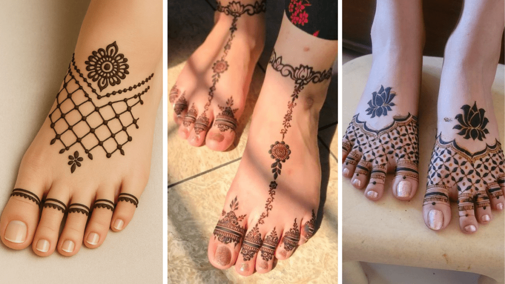 Pakistani Foot Mehndi Design