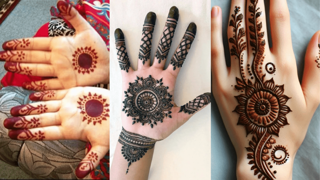 Simple Mehndis Designs for Kids